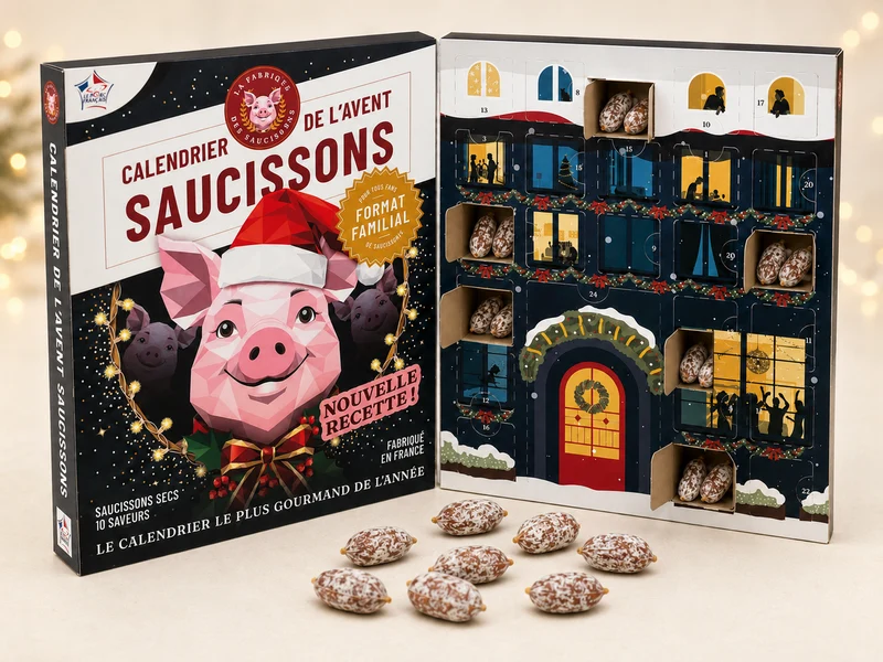 Calendrier de l'avent saucisson XXL 2026