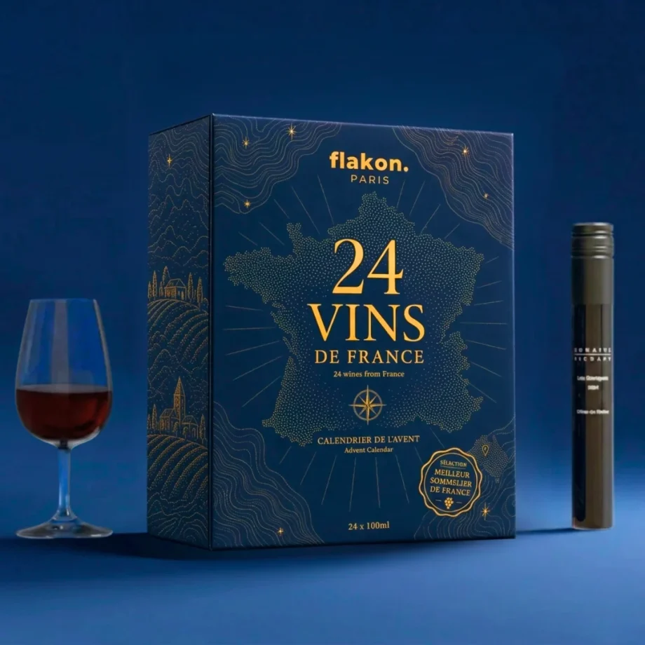 Calendrier avent vin de France 2026 Flakon Calendrier avent vin de France 2026 Flakon