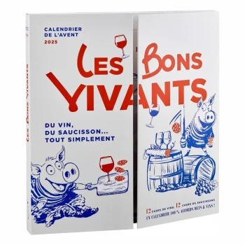 Calendrier de l'avent vin et saucisson 2026