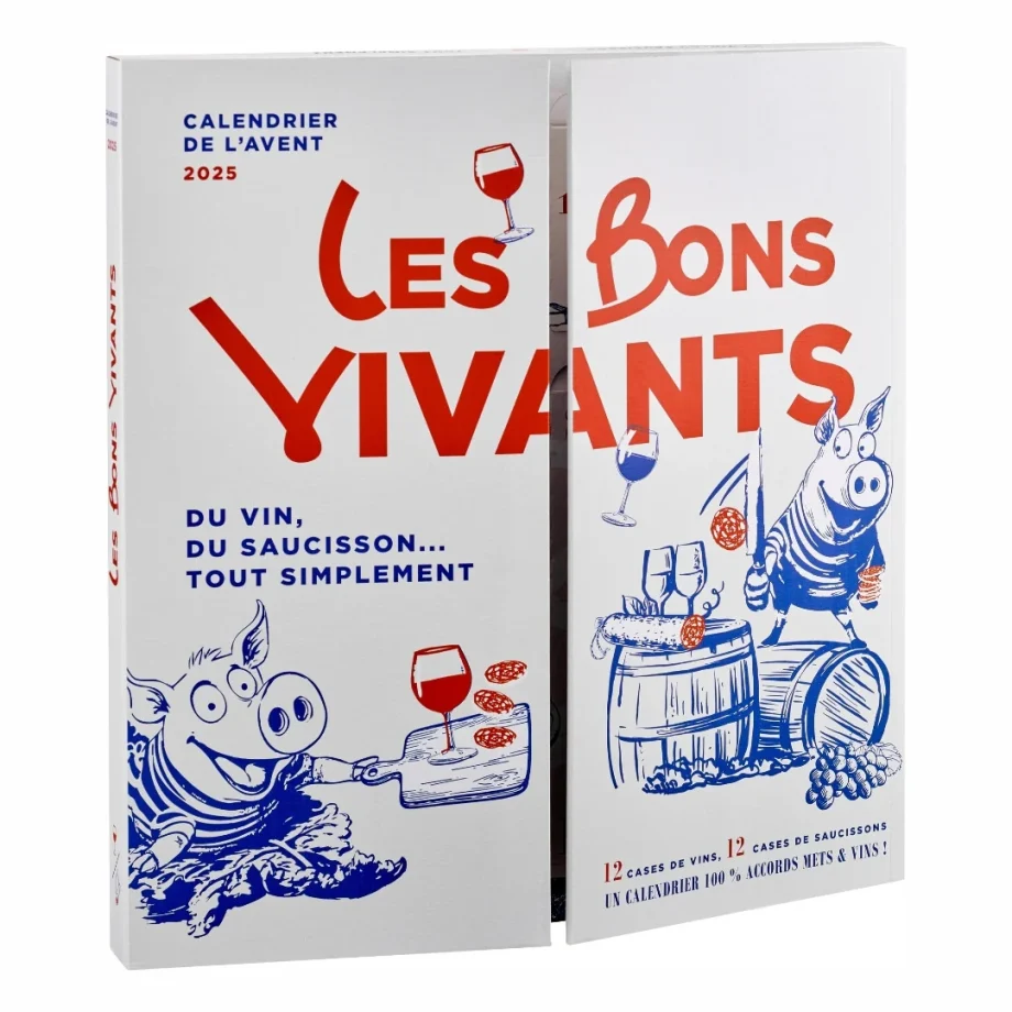 Calendrier de l'avent vin et saucisson 2026