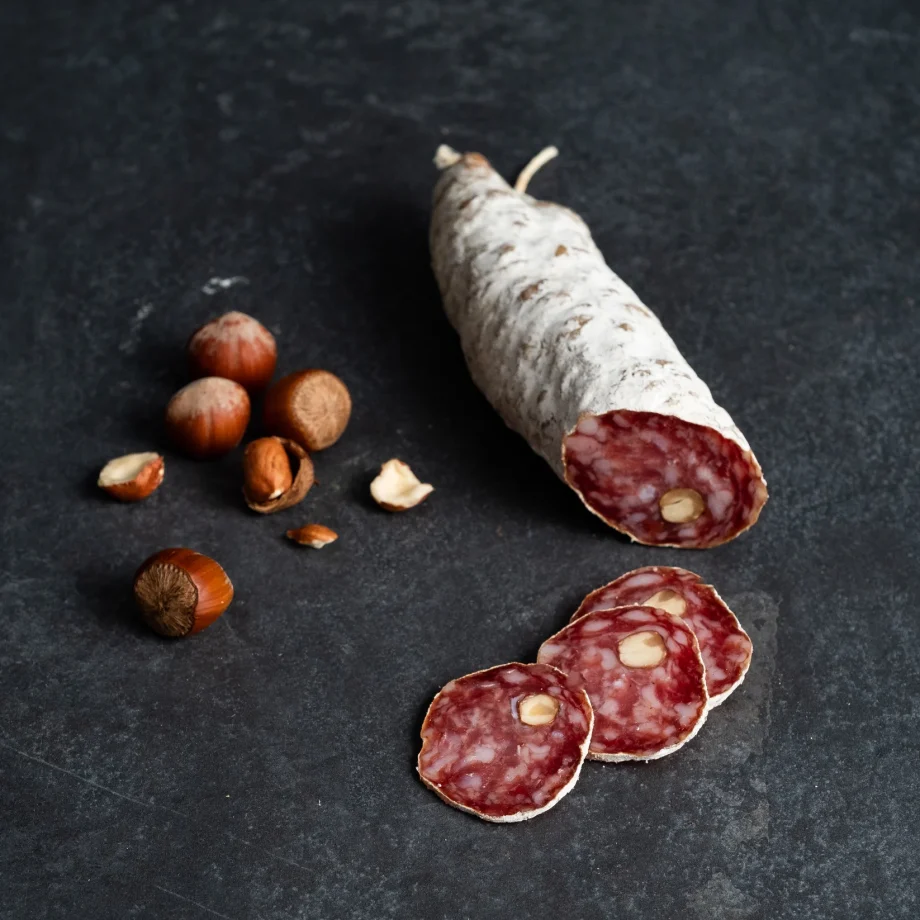 Saucisson sec aux noisettes Saucisson sec aux noisettes